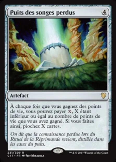 Puits des songes perdus, carte Magic C17 231 — extension Commander 2017