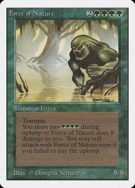 Force of Nature, Magic card 2ED 195 — Unlimited Edition set