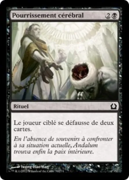 Pourrissement cérébral, carte Magic RTR 70 — extension Retour à Ravnica