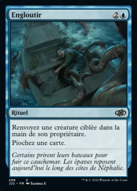 Engloutir, carte Magic J22 288 — extension Jumpstart 2022