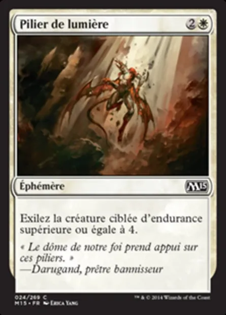 Pilier de lumière, carte Magic M15 24 — extension Magic 2015