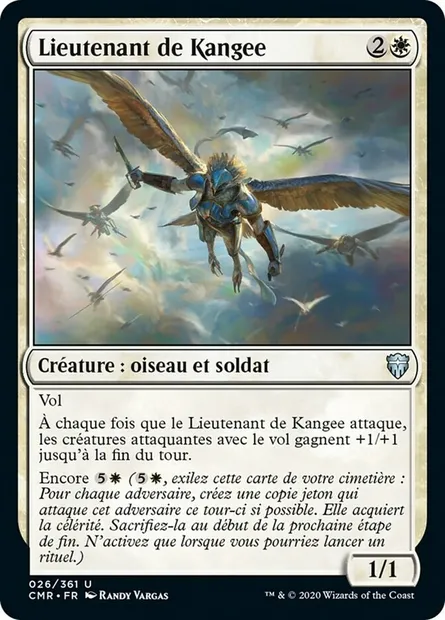 Lieutenant de Kangee, carte Magic CMR 26 — extension Commander Legends