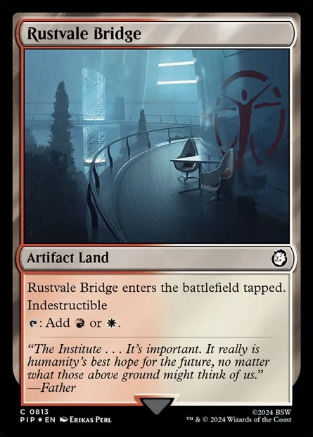 Pont de Valrouille, carte Magic PIP 813 — extension Fallout