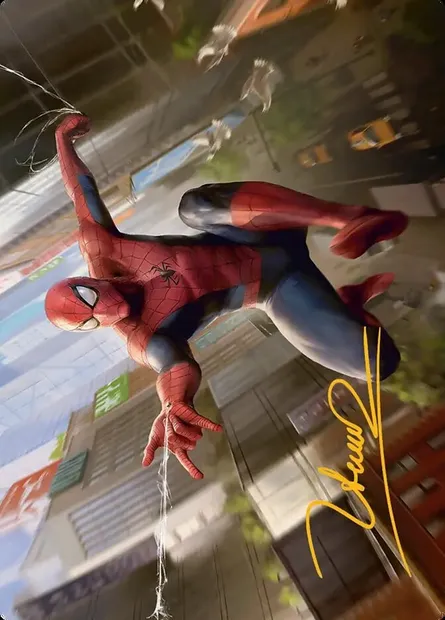 Amazing Spider-Man // Amazing Spider-Man, carte Magic ASPM 24 — extension Marvel's Spider-Man Art Series
