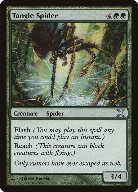 Tangle Spider, Magic card 10E 303 — Tenth Edition set