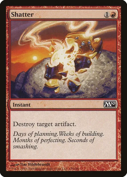 Shatter, Magic card M10 155 — Magic 2010 set