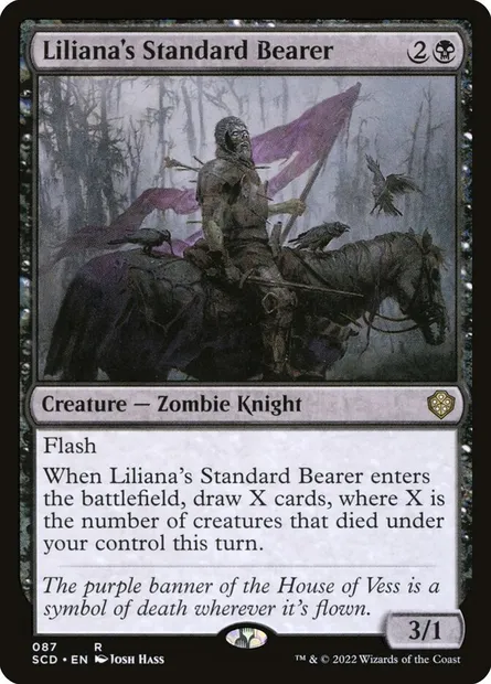 Liliana's Standard Bearer, Magic card SCD 87 — Starter Commander Decks set