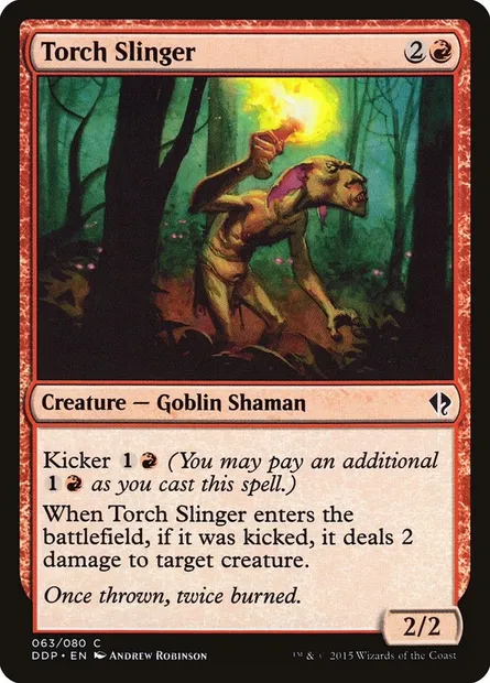 Torch Slinger, Magic card DDP 63 — Duel Decks: Zendikar vs. Eldrazi set