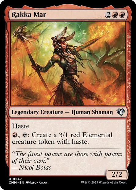 Rakka Mar, carte Magic CMM 247 — extension Commander Masters