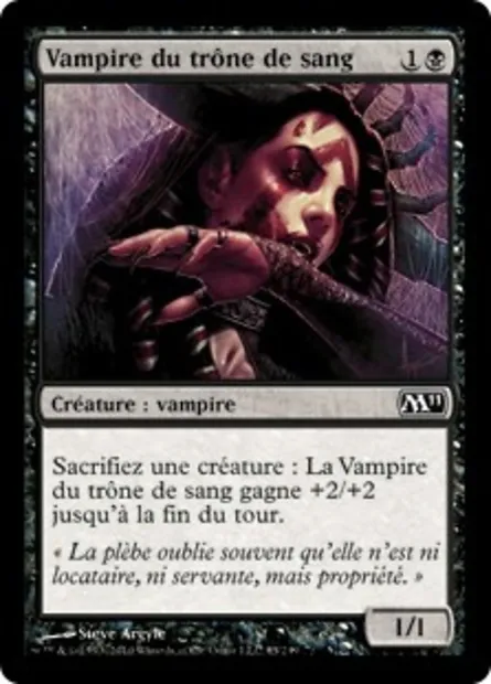 Vampire du trône de sang, carte Magic M11 85 — extension Magic 2011