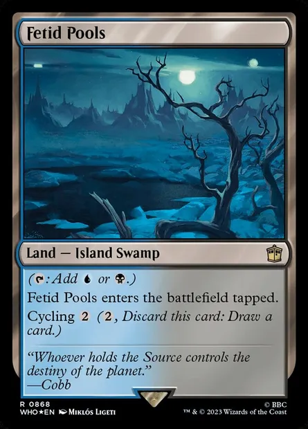 Fetid Pools, Magic card WHO 868 — Doctor Who set