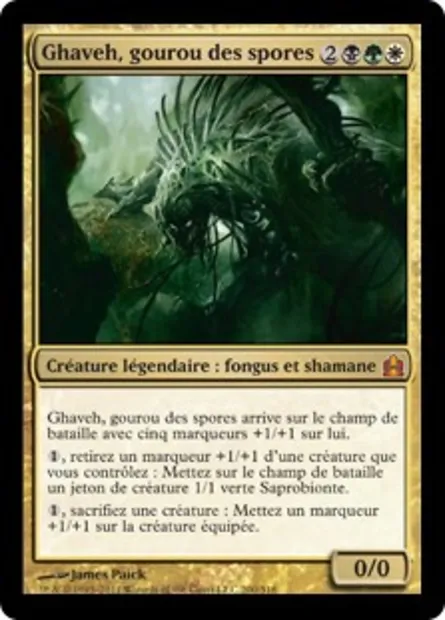 Ghaveh, gourou des spores, carte Magic CMD 200 — extension Commander 2011