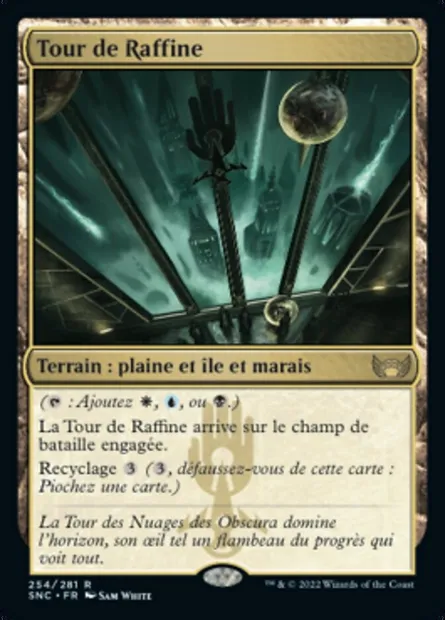 Tour de Raffine, carte Magic SNC 254 — extension Les rues de la Nouvelle-Capenna