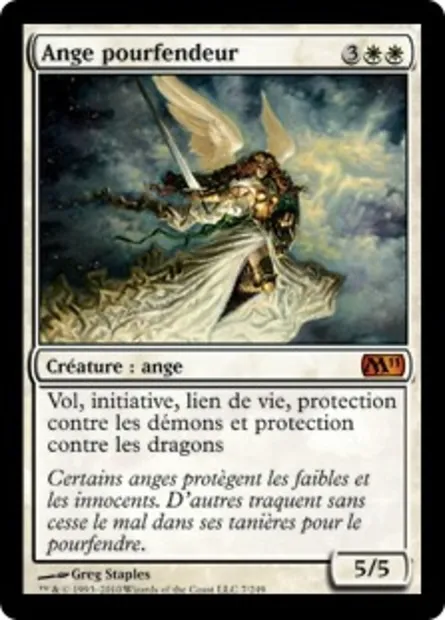 Ange pourfendeur, carte Magic M11 7 — extension Magic 2011