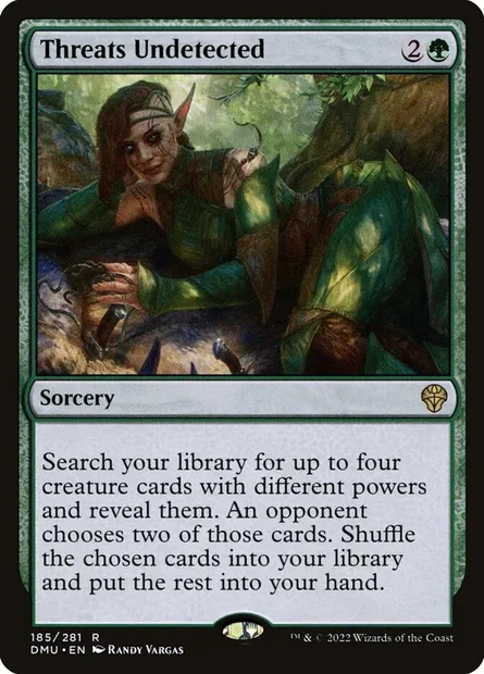 Threats Undetected, Magic card DMU 185 — Dominaria United set