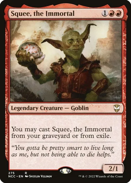 Squee, the Immortal, Magic card NCC 275 — New Capenna Commander set