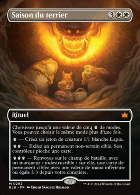 Saison du terrier, carte Magic BLB 282 — extension Bloomburrow
