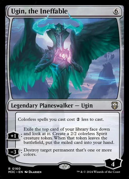Ugin, the Ineffable, Magic card M3C 160 — Modern Horizons 3 Commander set