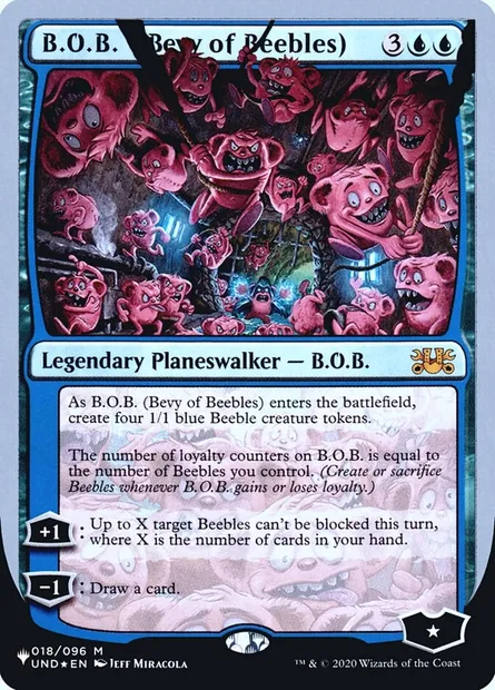 B.O.B. (Bevy of Beebles), Magic card ULST 13 — The List (Unfinity Foil Edition) set