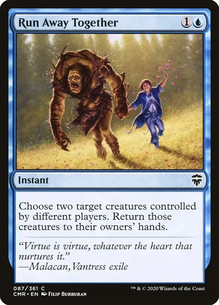 Run Away Together, Magic card CMR 87 — Commander Legends set