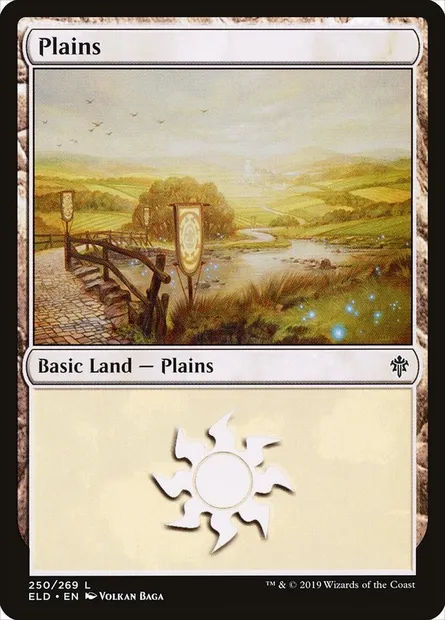 Plains, Magic card ELD 250 — Throne of Eldraine set