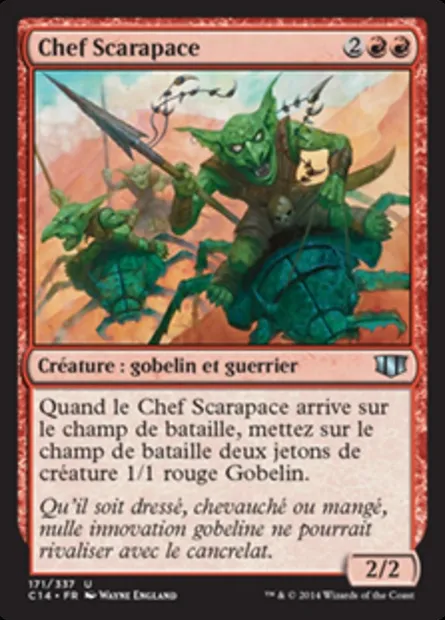 Chef Scarapace, carte Magic C14 171 — extension Commander 2014