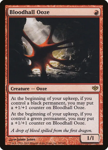 Bloodhall Ooze, Magic card CON 59 — Conflux set