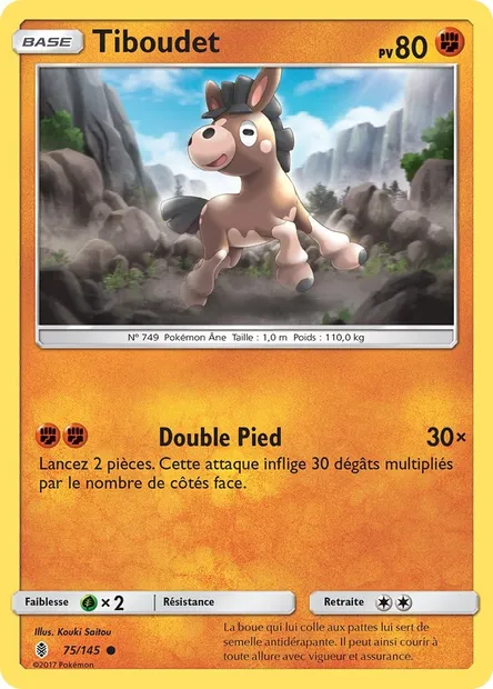 Tiboudet, carte Pokémon GRI 75 — extension Gardiens Ascendants