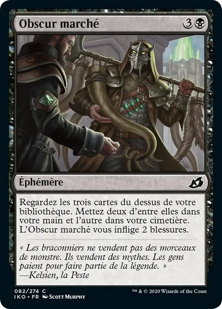 Obscur marché, carte Magic IKO 82 — extension Ikoria: Lair of Behemoths