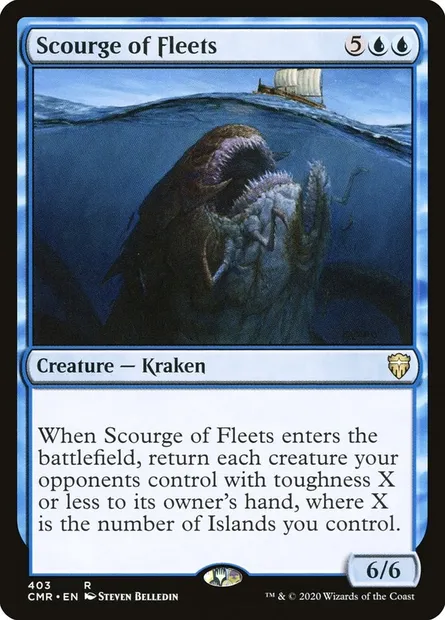 Scourge of Fleets, Magic card CMR 403 — Commander Legends set
