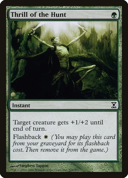 Frisson de la chasse, carte Magic TSP 229 — extension Spirale Temporelle