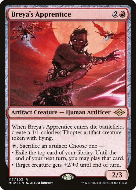 Breya's Apprentice, Magic card MH2 117 — Modern Horizons 2 set