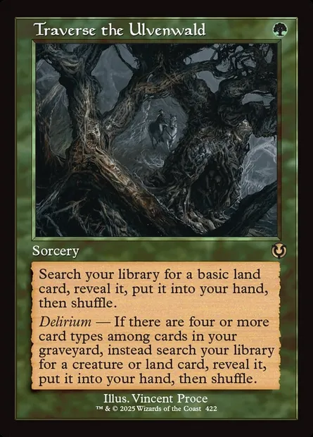 Traverse the Ulvenwald, Magic card INR 422 — Innistrad Remastered set