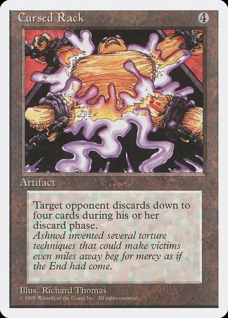 Cursed Rack, Magic card 4ED 312 — Fourth Edition set