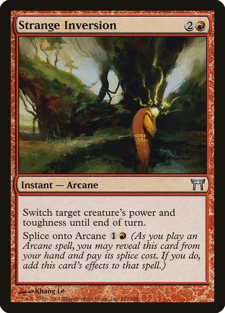 Strange Inversion, Magic card CHK 192 — Champions of Kamigawa set