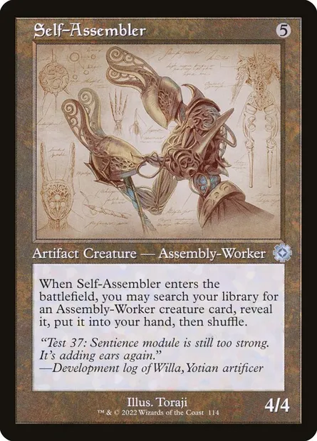 Self-Assembler, Magic card BRR 114 — The Brothers' War Retro Artifacts set