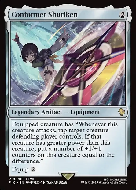 Conformer Shuriken, Magic card FIC 98 — Final Fantasy Commander set