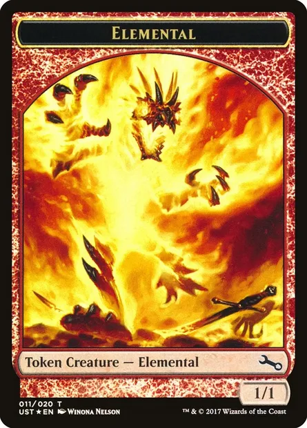 Elemental // Elemental, carte Magic TUST 11 — extension Unstable Tokens