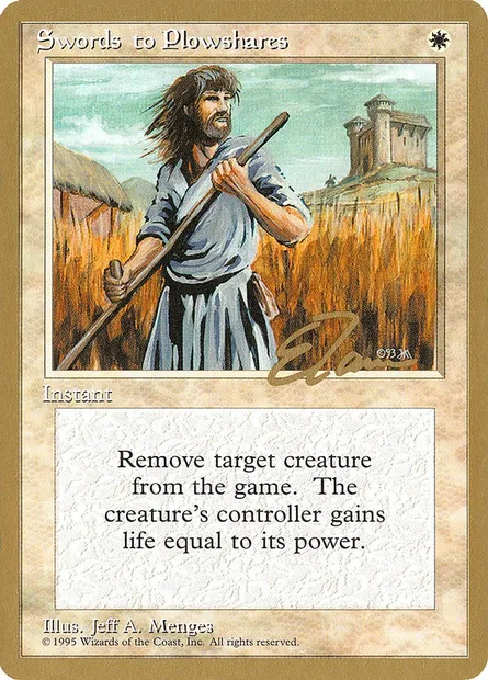 Swords to Plowshares, Magic card PTC et52 — Pro Tour Collector Set set