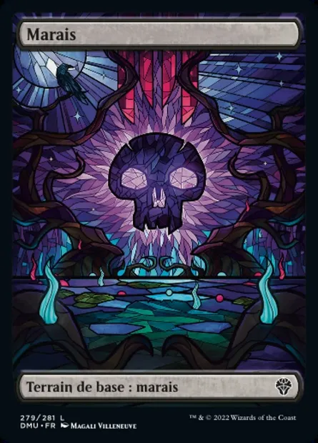Marais, carte Magic DMU 279 — extension Dominaria Uni
