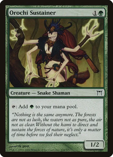 Orochi Sustainer, Magic card CHK 236 — Champions of Kamigawa set