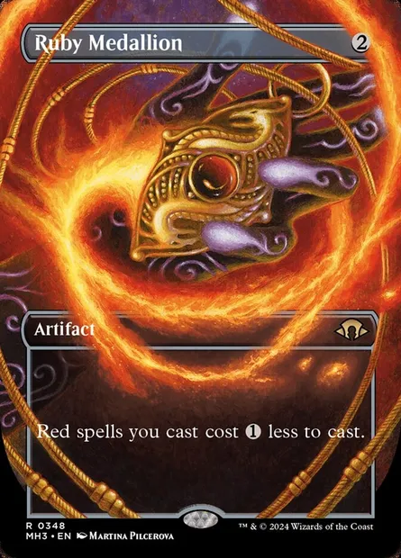 Ruby Medallion, Magic card MH3 348 — Modern Horizons 3 set