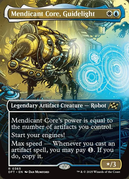 Mendicant Core, Guidelight, Magic card DFT 365 — Aetherdrift set