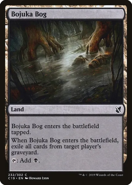 Bojuka Bog, Magic card C19 232 — Commander 2019 set