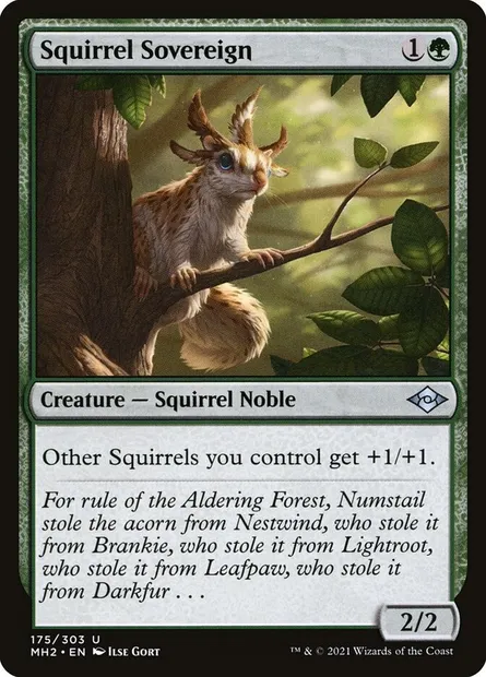 Squirrel Sovereign, Magic card MH2 175 — Modern Horizons 2 set