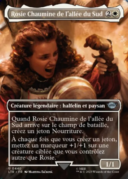 Rosie Chaumine de l'allée du Sud, carte Magic LTR 440 — extension Le Seigneur des Anneaux : chroniques de la Terre du Milieu