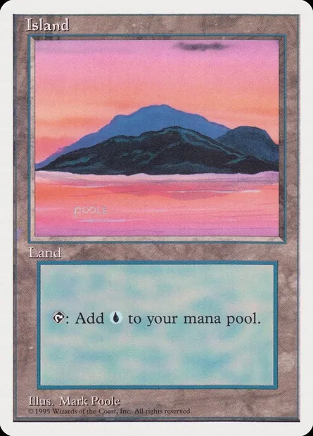 Île, carte Magic RQS 56 — extension Rivals Quick Start Set