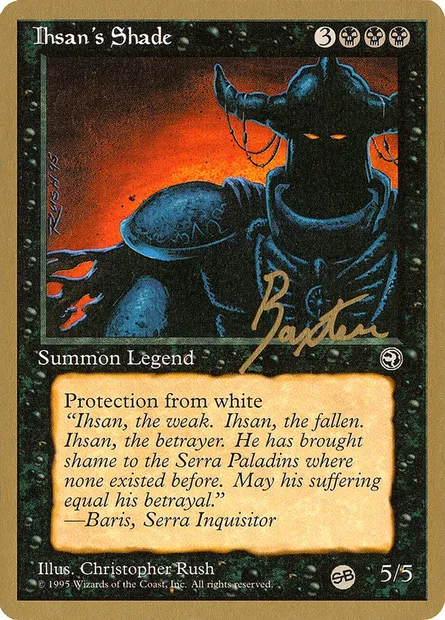 Ihsan's Shade, Magic card PTC gb53sb — Pro Tour Collector Set set