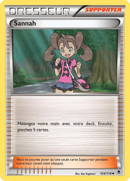 Sannah, carte Pokémon PHF 104 — extension Vigueur Spectrale