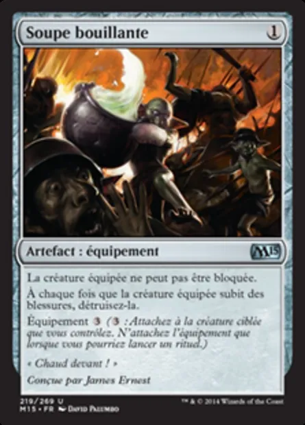 Soupe bouillante, carte Magic M15 219 — extension Magic 2015